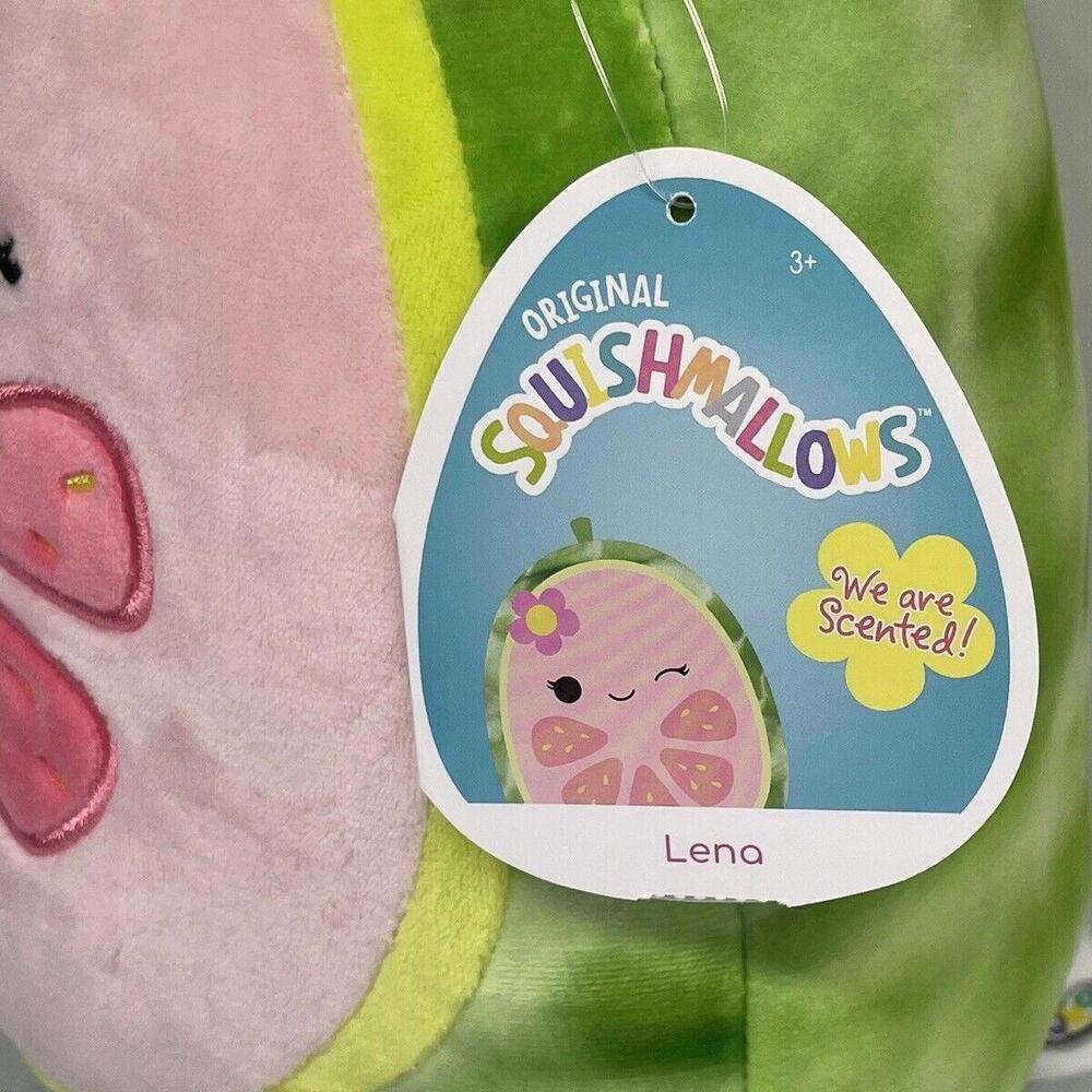 Squishmallow LENA the Guava Fruit 8" SCENTED 2021 NEW with Tags - Picture 3 of 5
